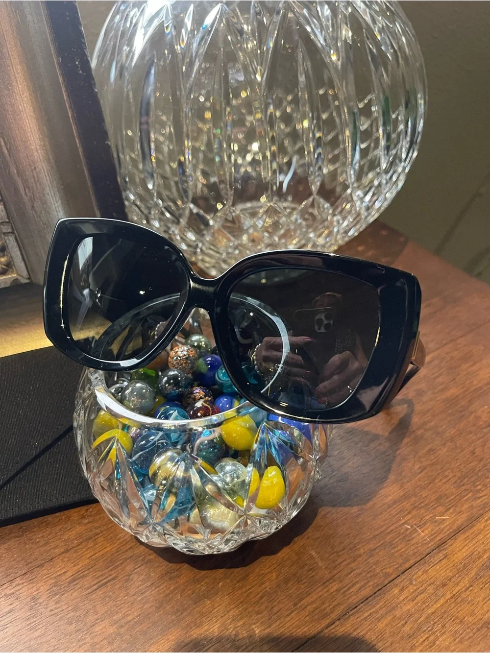 Dolce & Gabbana Black and Gold Designer Sunglasses